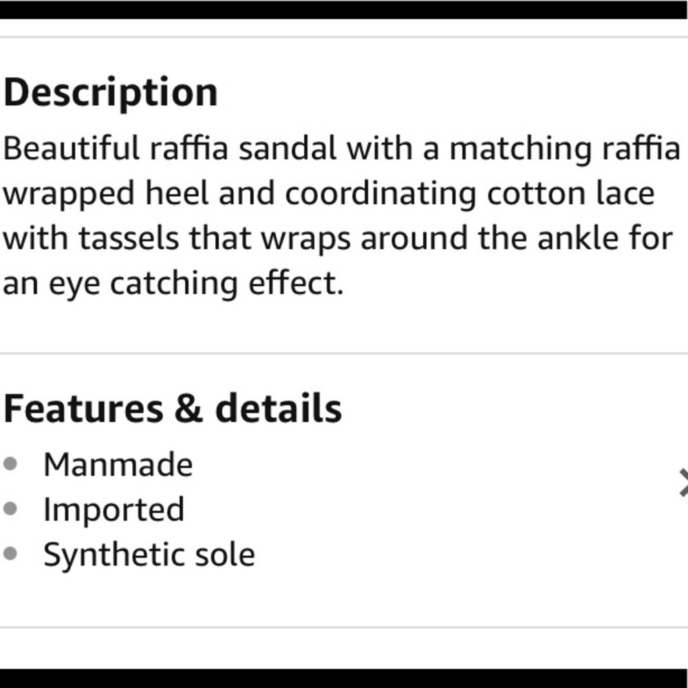 MIA ‘Gia’ Raffia Sandals - Picture 7 of 7